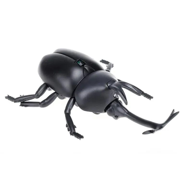 Lighting Infrared RC Beetle Simulative Remote Control Animal Novelty Christmas Terrifying Sound Gift Electric Toy Kid with Funny