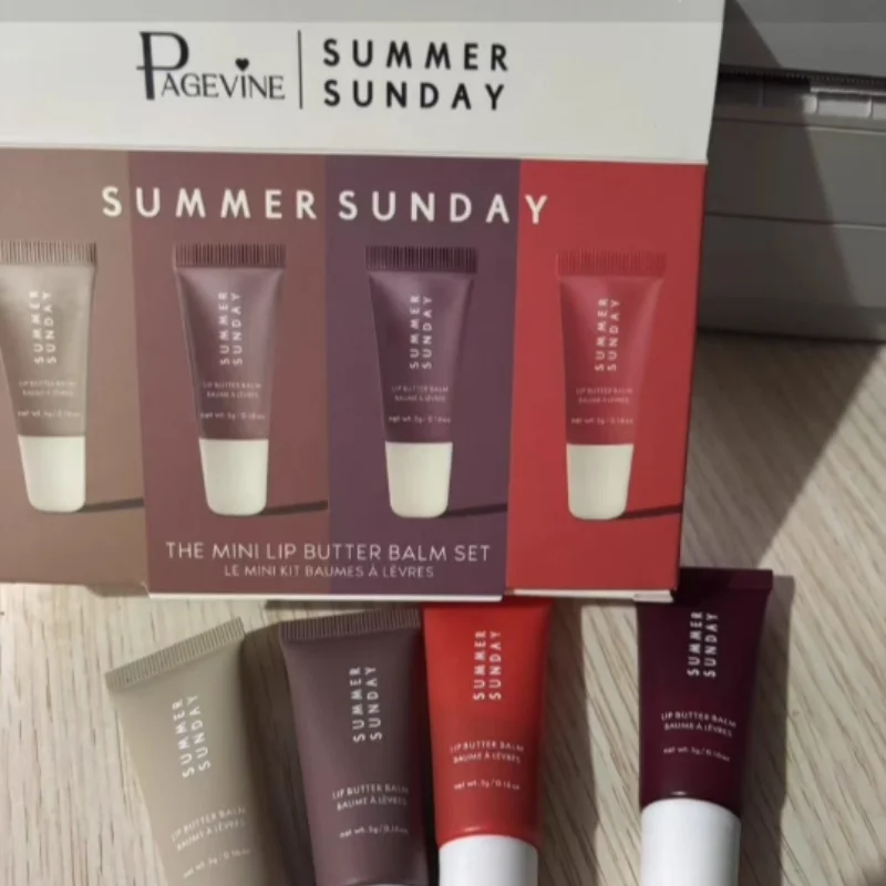 Summer Lip Balm Set Moisturizing Mirror Lip Gloss Water Nature Long-lasting Glaze Set Lipstick Transparent Oil Makeup lip balm lip gloss lip makeup lip glaze