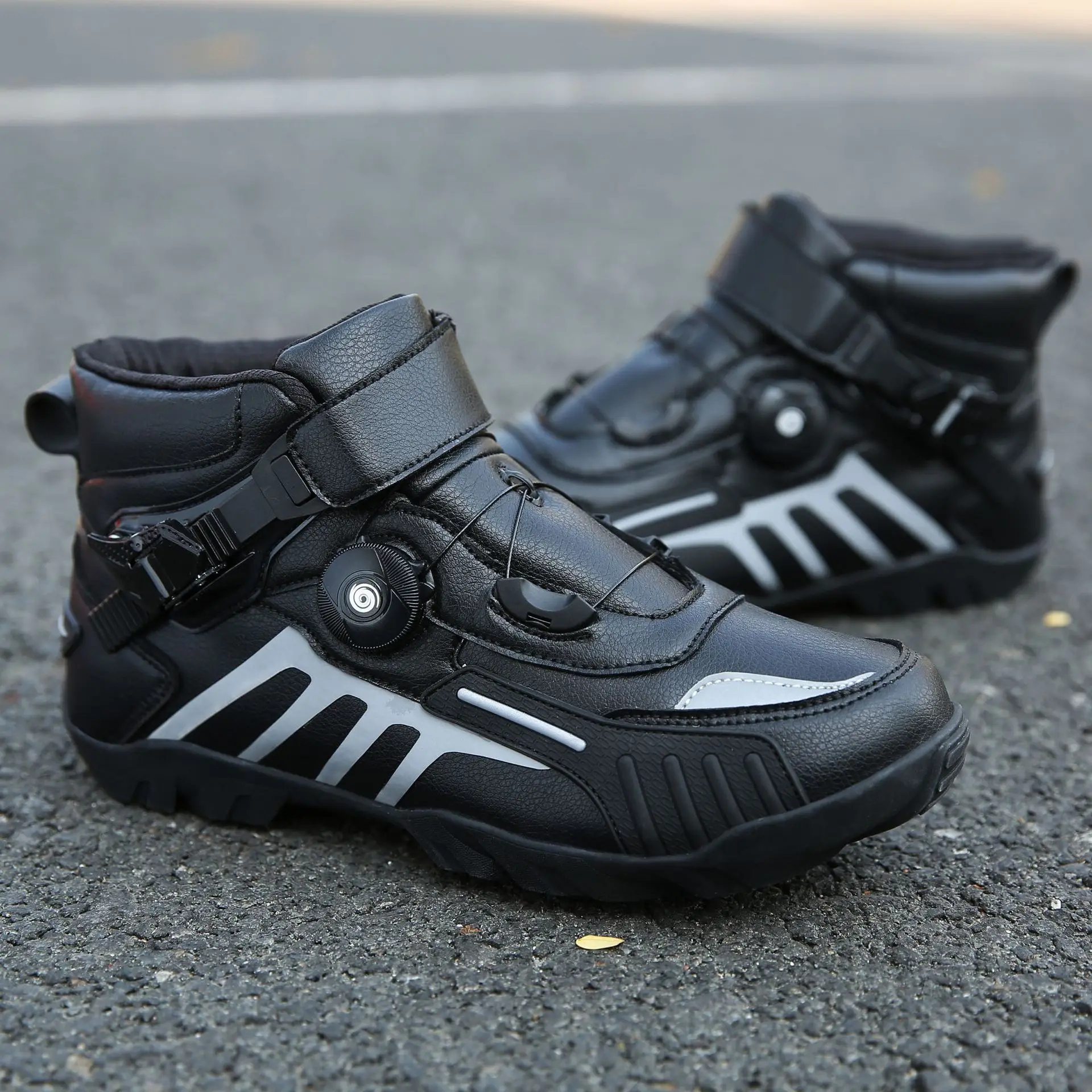 Non-Slip Waterproof Riding Boot Motorbike Racing Off-Road Travel Locomotive Shoes Motorcycle Boots