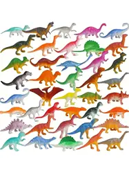 48-Piece Mini Dinosaur Educational Toy Set - Small Simulation Animal Figures (48pcs  Dinosaur)