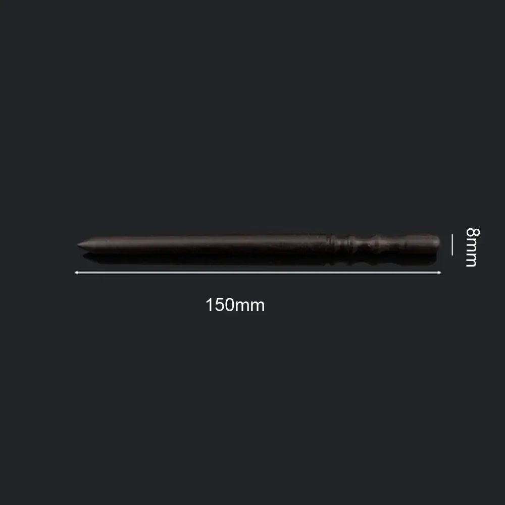 Leathercraft Slicker Round Burnisher Ebony Wood Leather Burnisher Leather Slicker Polished Rods Edge DIY Handmade Tools