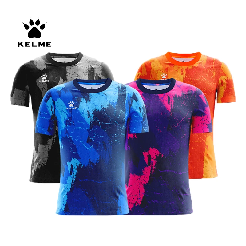 Football Jersey Men's Training Sports Quick-Drying Game Jersey KELME Official Flagship 8251ZB1001