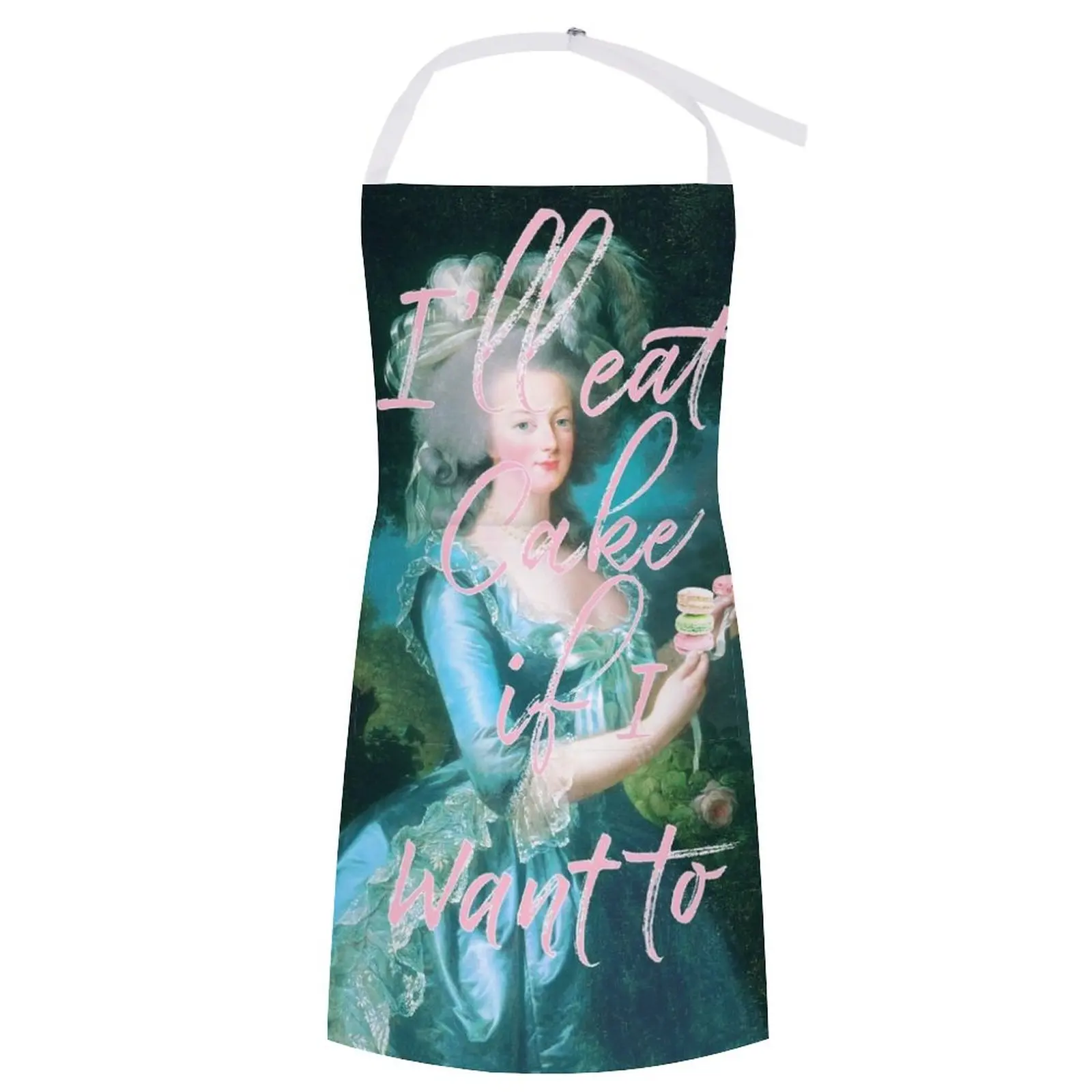 Marie Antoinette I'll eat cake if I want to Apron Barber Womens Dresses Home Utensils