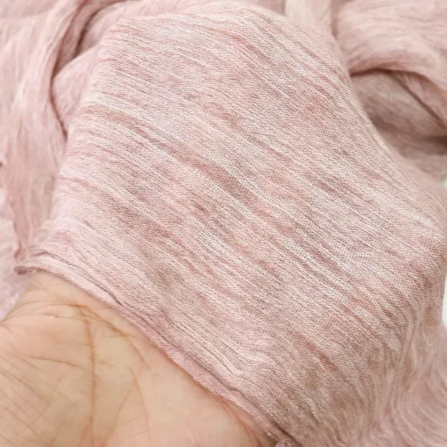 107506-546908.jpg Écharpe Hijab Royan en coton froissé pour femmes musulmanes, châles longs et doux islamiques, enveloppes courtes à pampilles, accessoires Bufanda