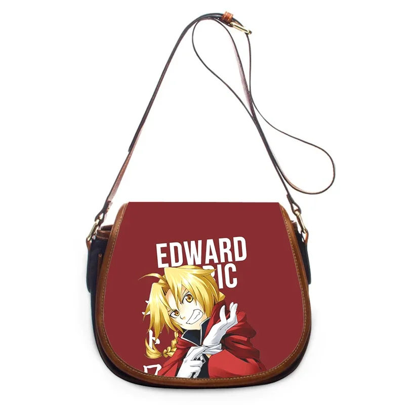 anime Fullmetal Alchemist 3D Print New Fashion Women Crossbody Bag Handbags Women Bags Zipper Shoulder Bag Women Shoulder Bag