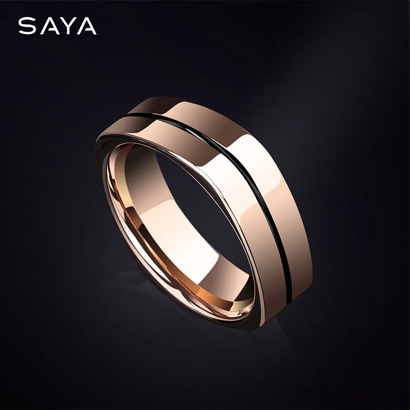 Rings for Men Women Couple for Wedding Tungsten 8mm Width Comfort Fit Fine Jewelry, Free Shipping, Free Engraving,Customized free shipping l shaped rings necklaces jewelry display stand shelf showcase fingers rings holder rack stock