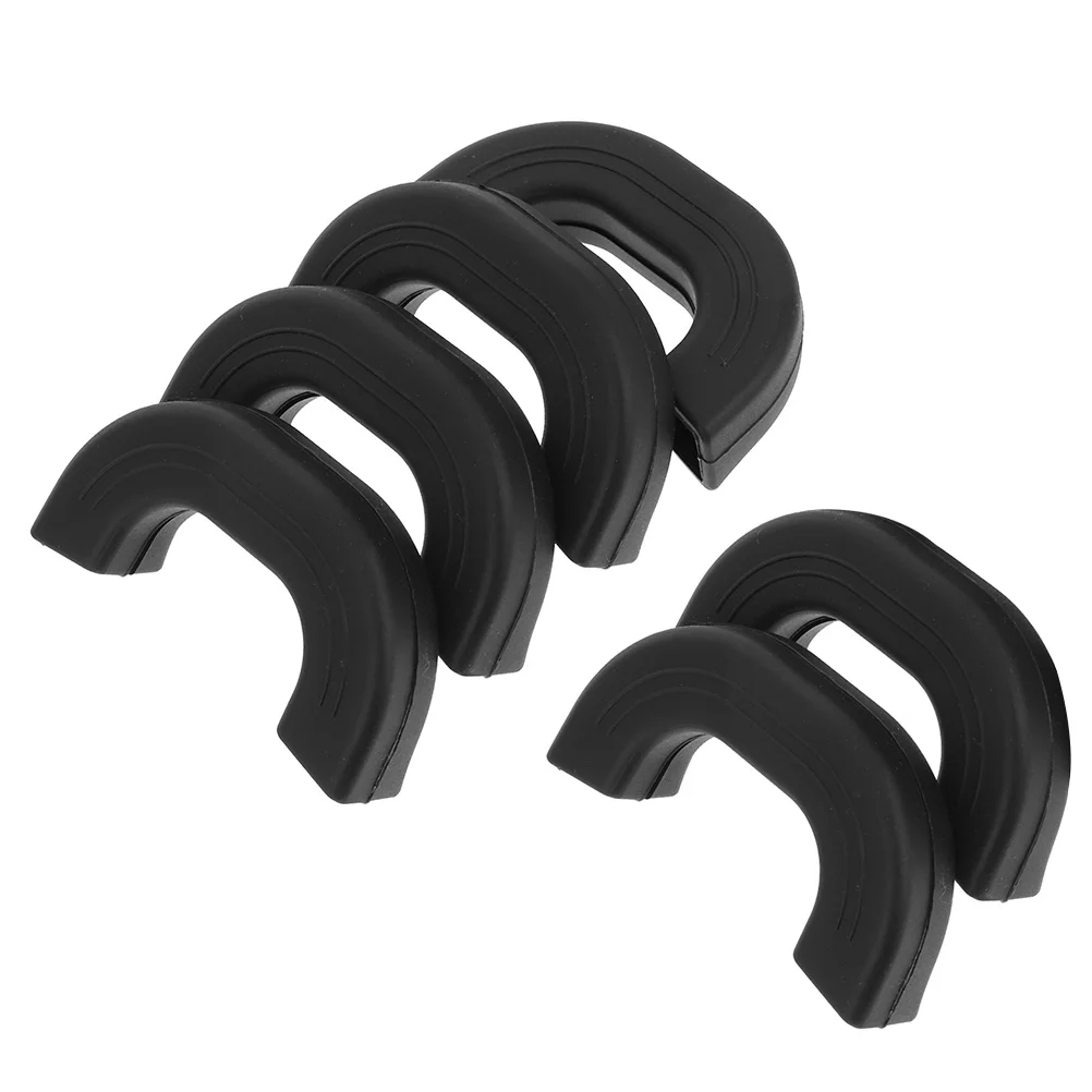 

6 Pcs Pot Earrings Potholder Protector Grip Gloves Silicone Sleeve Lids Anti-skid Handle Cover Kettle Anti-scald