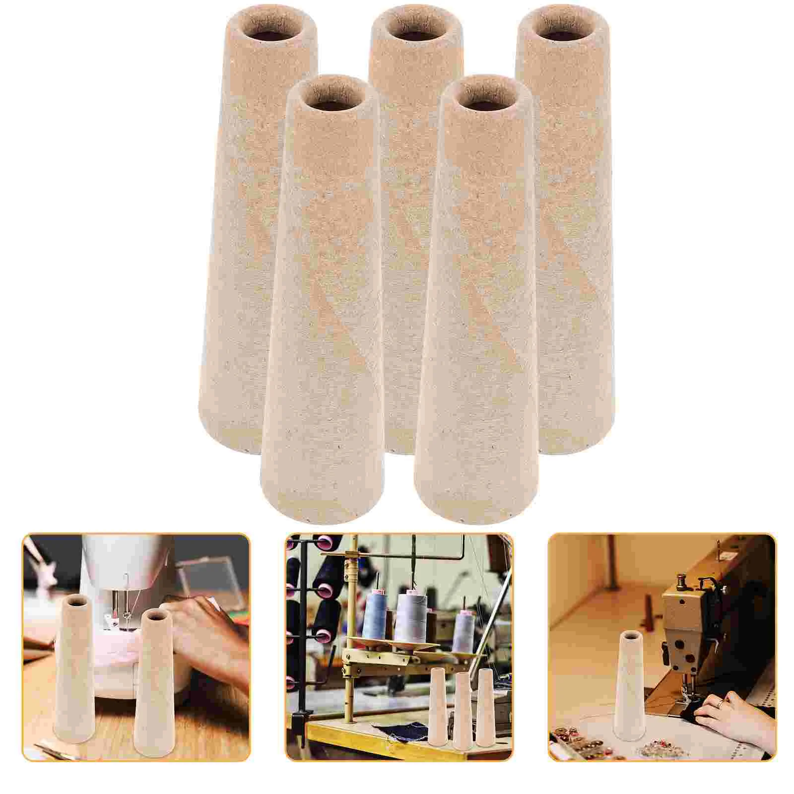 

5pcs Weave Tube Diy Knitting Tube Spool Knitter Bracelet Weave Tube Rotating Knitting Tube