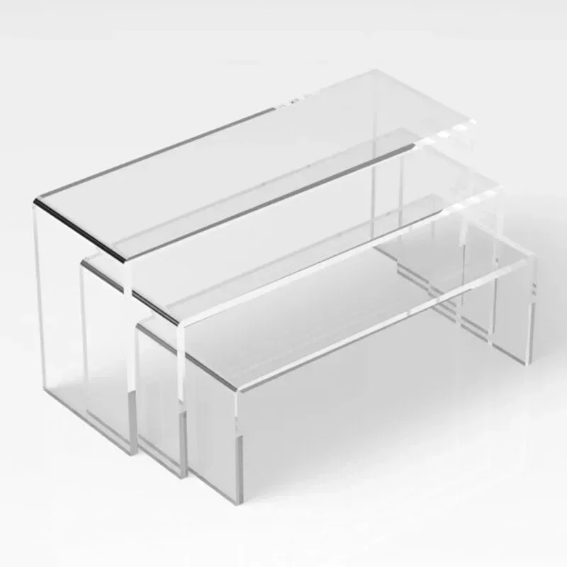 3Pc 3mm 13-15cm Acrylic Display Stand Jewelry Showcase Storage Rack Shelf Holder Toy Car Model Purse Perfume Display Stand acrylic display stand