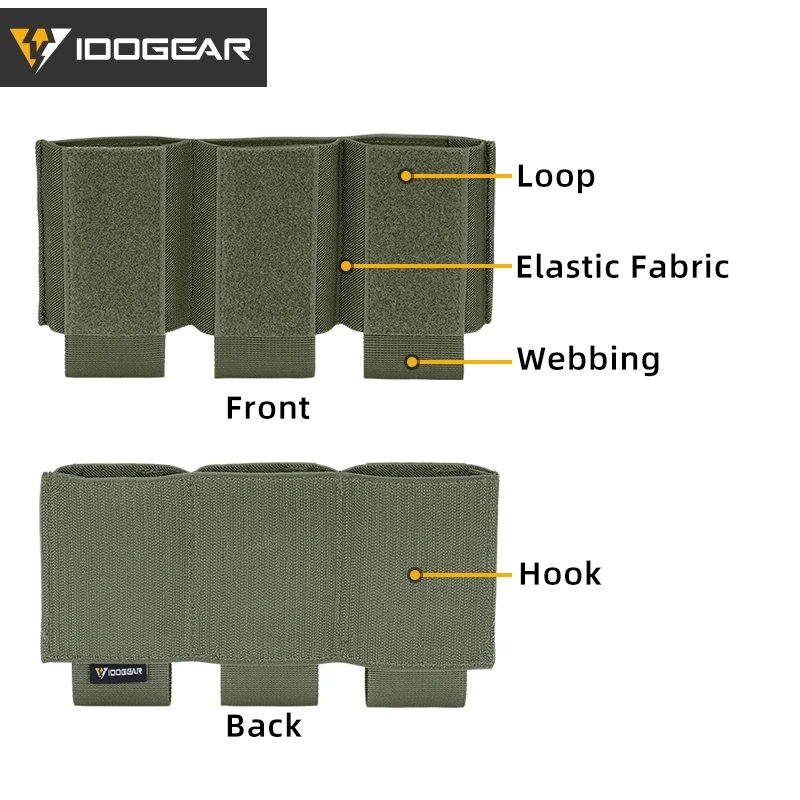 Poche De Rangement Tactique IDOGEAR – Insert DOPE – Airsoft