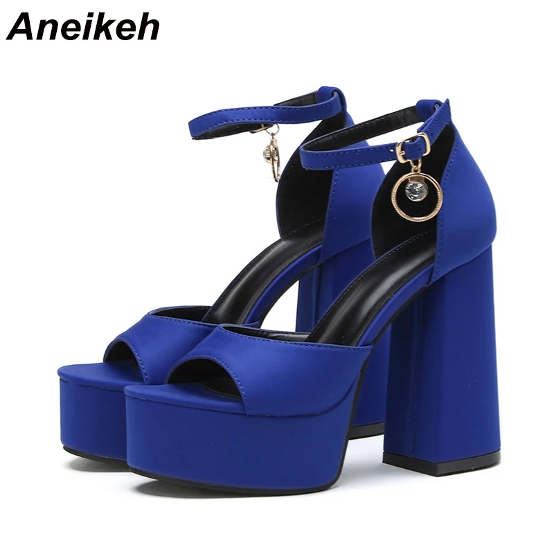 Pleaser Adore-709 - Royal Blue Patent in Sexy Heels & Platforms - $53.95