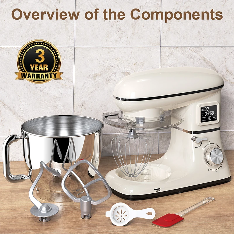 Electric Kitchen Food Mixers Machines Bakery Food Dough Mixers home appliance kitchen accessories stand mixers 5