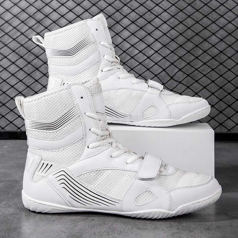 Fashion New Simple Wrestling Shoes Professional Boxing Shoes Men's Women's Training Breathable Multicolor Wearable Sports