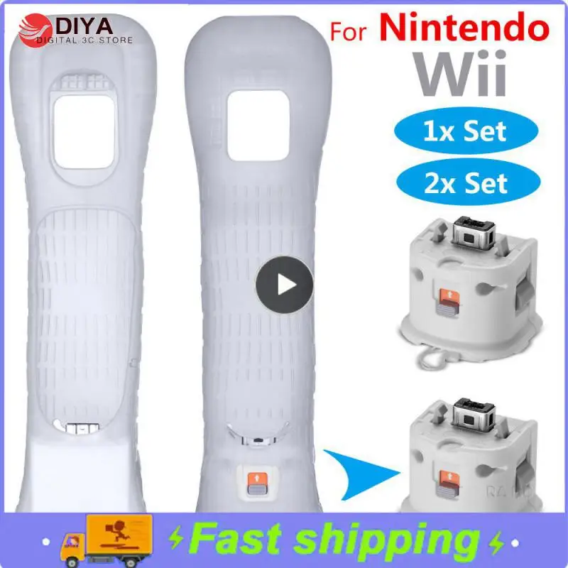 Telecomando Integrato Motion Plus Per Controller Wii Telecomando Wii Nunchuck Controller Wireless Gamepad Controle