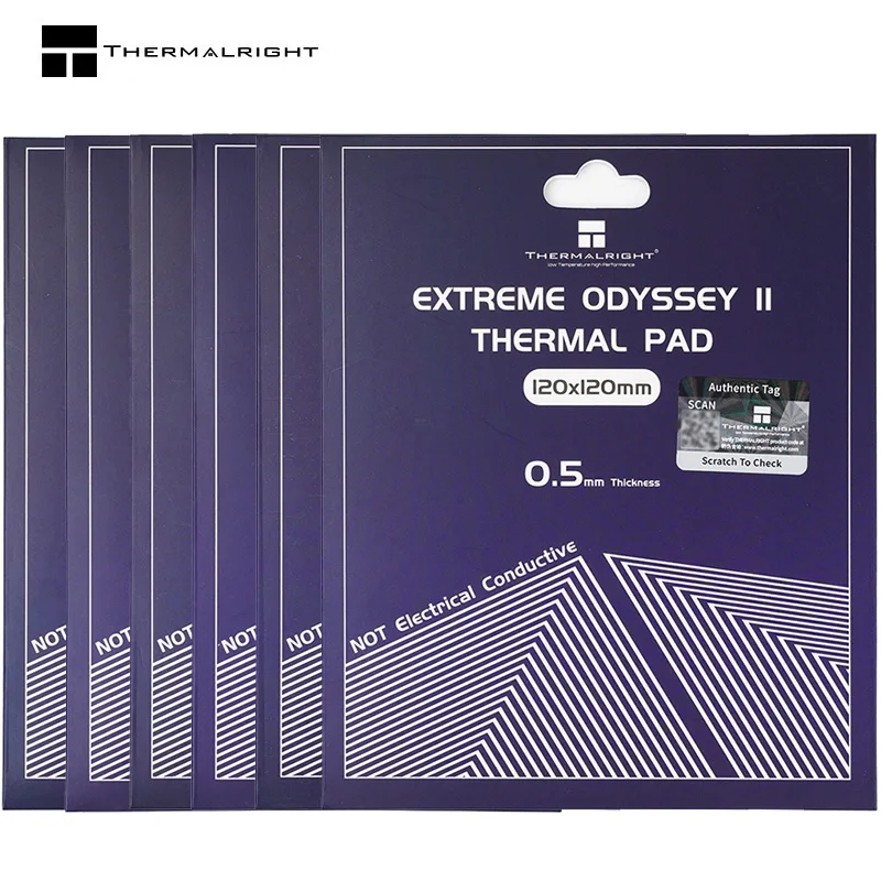 Thermalright Extreme Odyssey ii Almofada Térmica Chip Integrado Memória de Vídeo Dissipação de Calor 14.8w mk 120×120 mm Nova Chegada