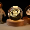 LED Night Light Milky Way Galaxy Solar System Crystal Ball Children Night Lamp Bedroom Ambient Light Creative Gift Night Light 2