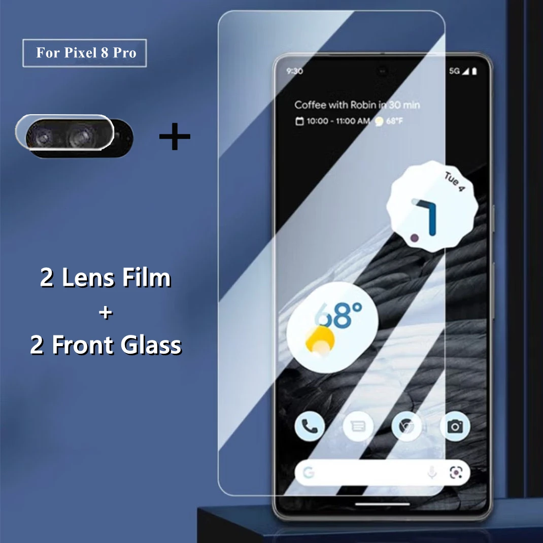 Vetro A Copertura Totale Per Google Pixel 8 Pro Screen Protector Per Pixel 8 Pro Pellicola Per Lenti In Vetro Temperato Pixel 8 7 7A Glass