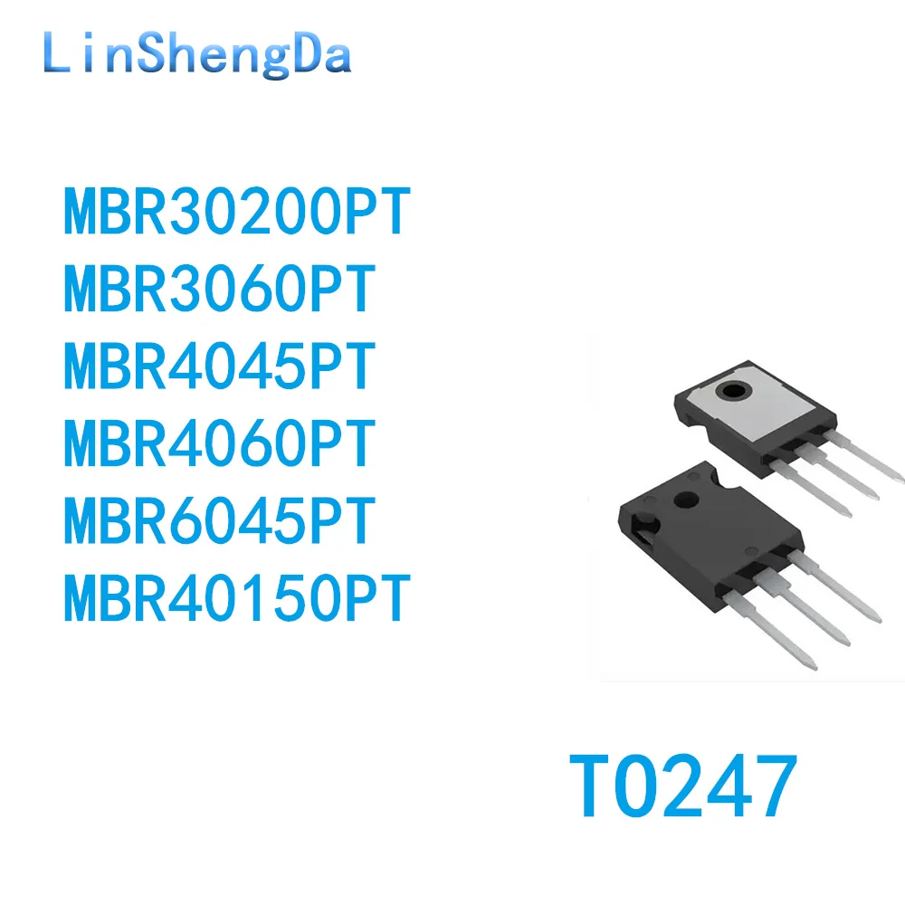 10 Pz Mbr30200Pt 3060 4045 4060 6045 40150 Diodo Schottky To-247