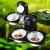 1pcs Reptile Tank Insect Spider Ants Nest Snake Gecko Food Water Feeding Bowl Breeding Feeders Box Pets Supplies 4