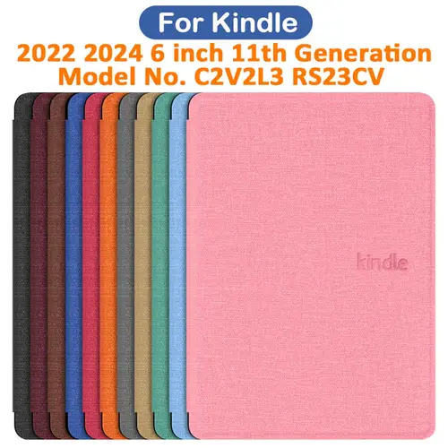 Case for Kindle 2024 2022 11th Generation 6Inch Model No. RS23CV C2V2L3 Magnetic Protective Pouch Cover Shell 6'' Accessories