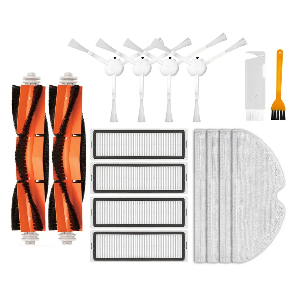 

Запчасти для робота-пылесоса Xiaomi 2C/XMSTJQR2C, роликовая боковая щетка, Hepa фильтр, Швабра, тряпка