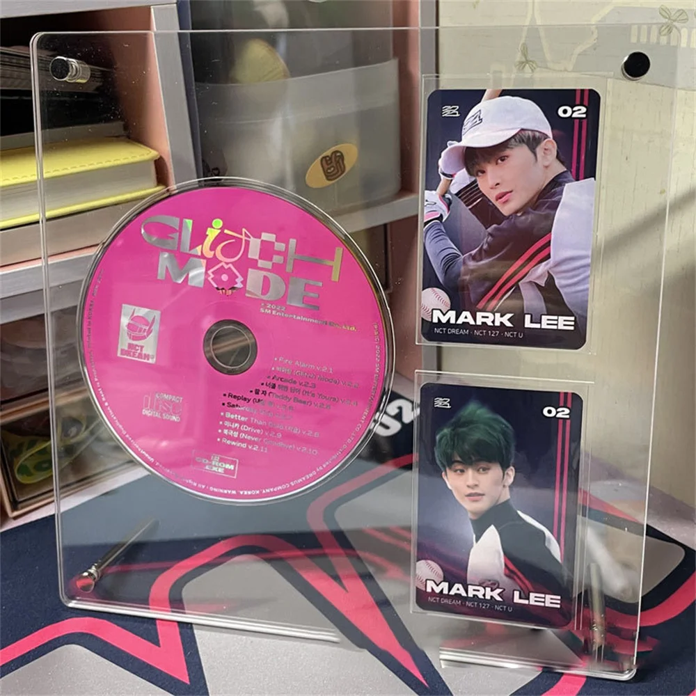 Kpop Visual Display Kpop Photocard Holder Acrylic Photo Frame Idol Picture Frame CD Album ...