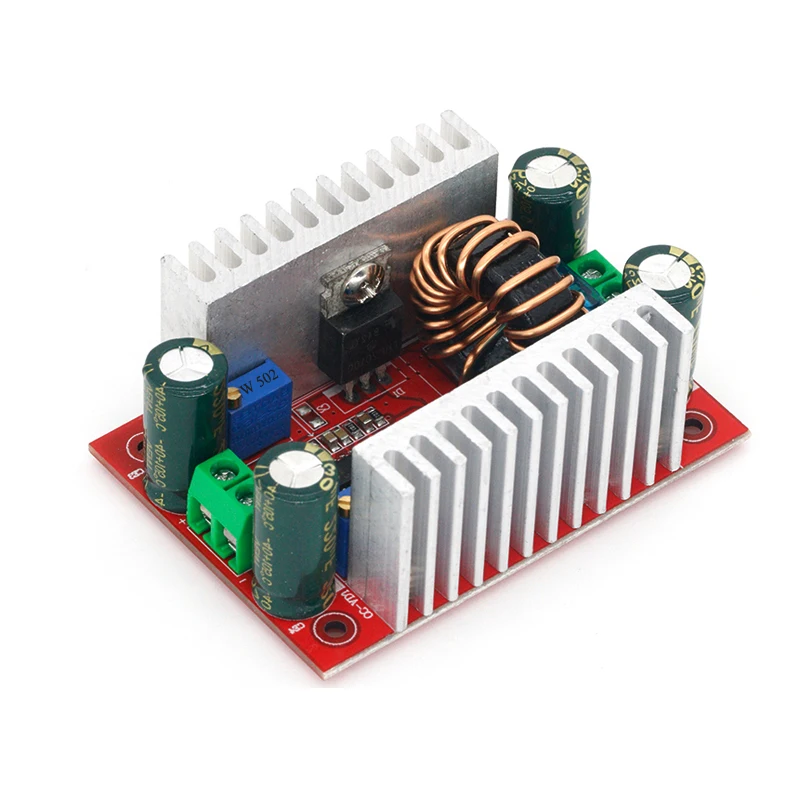 DC 400W 15A 스텝 업 부스트 컨버터 정전류 전원 공급 장치 LED 드라이버 8.5-50V  10-60V 전압 충전기 스텝 업 모듈