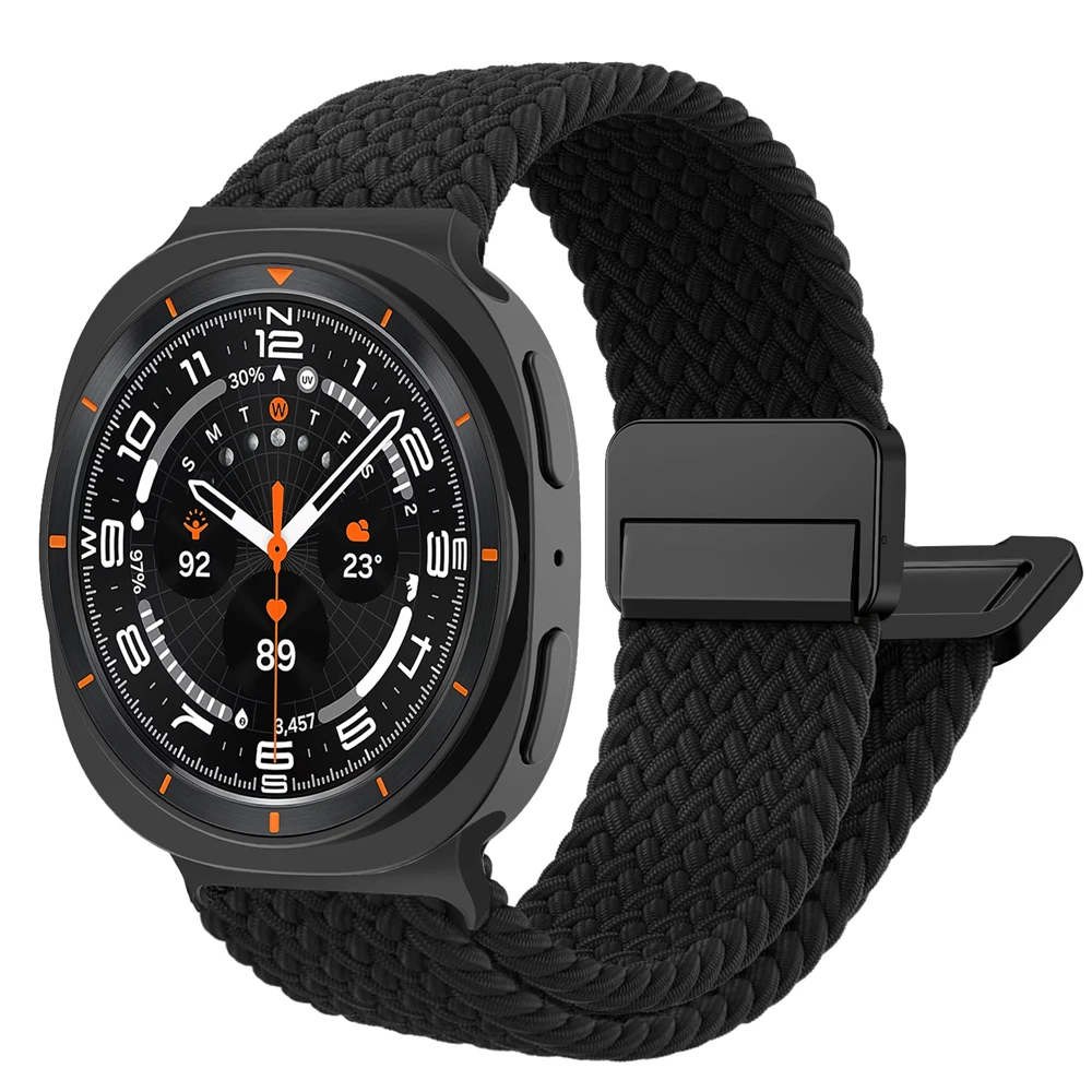 Magnetic Braided Nylon Watch Band Bracelet - Universal Fit