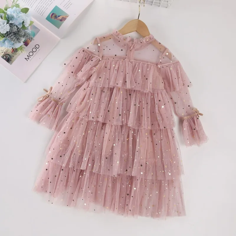 chinese dress ladies Snow White Long Sleeve Plus Size Toddler Girls Dress  Elizabeth Tulle Party Gown with Hand-Embroidered Pearls for Special Occasions 9-10y