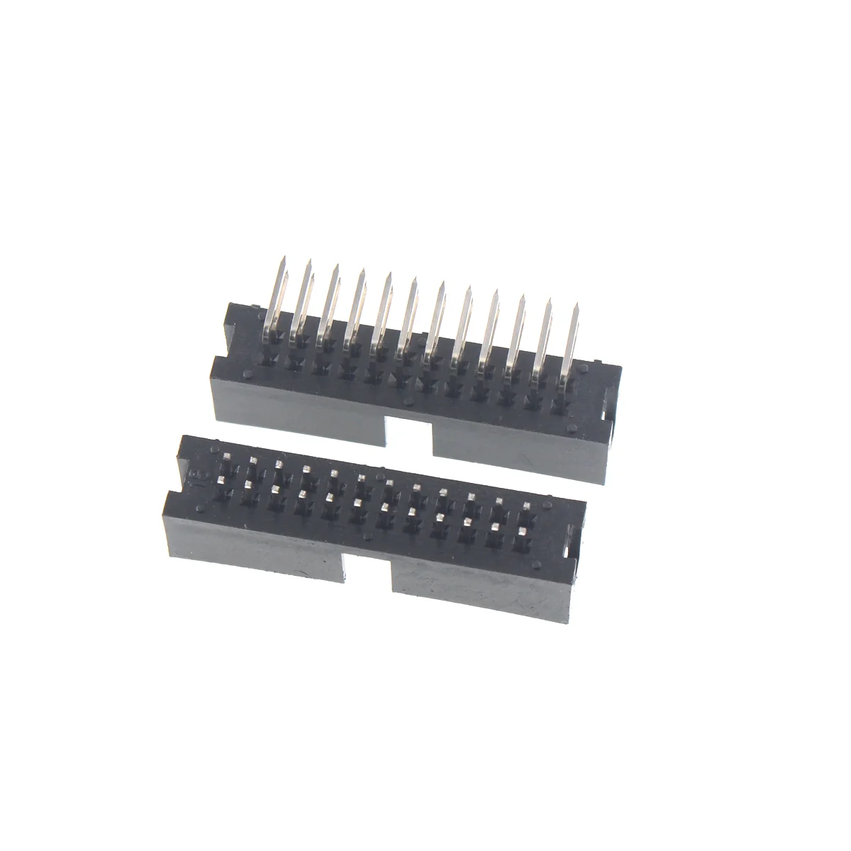 10pcs dip 6/10/20/26/34/40 PIN 2.54MM pitch MALE SOCKET straight idc box headers PCB CONNECTOR DOUBLE ROW 10P/20P/40P DC3 HEADER image 3