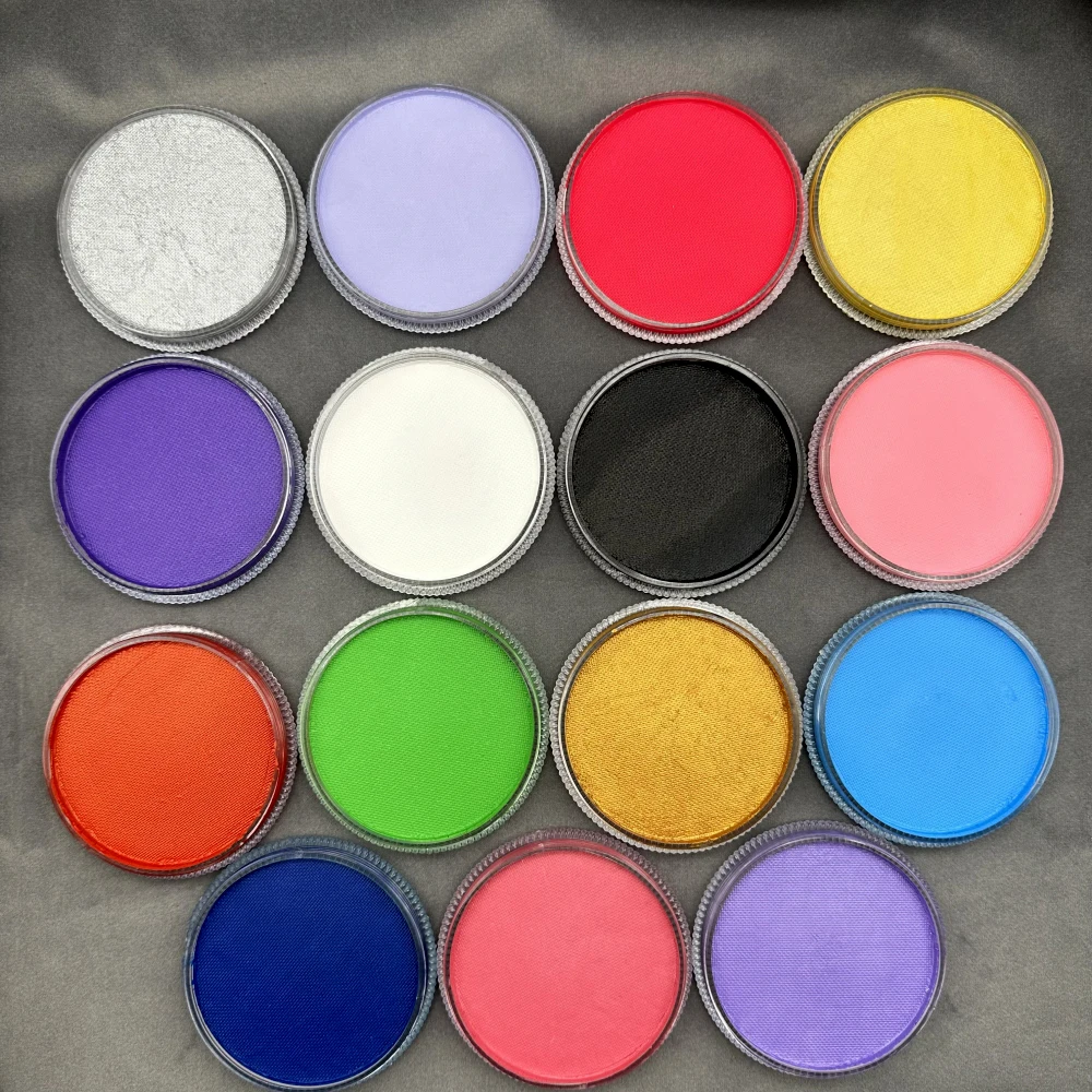 30G Face Paint  Children's Face Body Paint Water-Soluble Makeup  Halloween Stage Makeup Body Paint Pigments Face Makeup 2