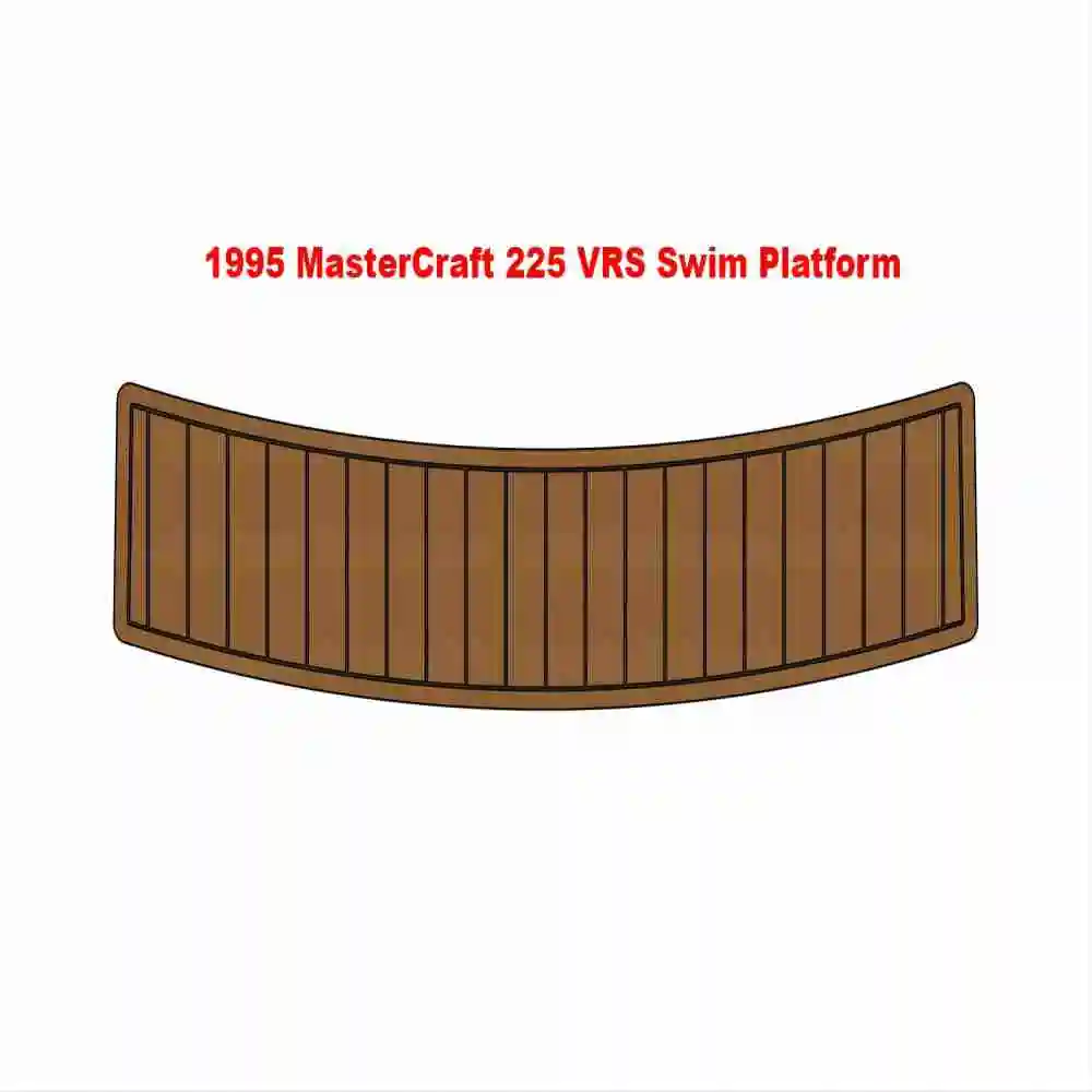1995 Mastercraft 225 VRS Swim Platform Pad Boat EVA Foam Teak Deck Floor Mat SeaDek MarineMat Gatorstep Style Self Adhesive