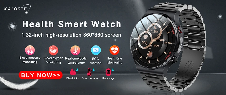 2022 ECG+PPG Smart Watch Men Sangao Laser Health Heart Rate Blood Pressure Fitness Watches IP68 Waterproof Smartwatch For Xiaomi