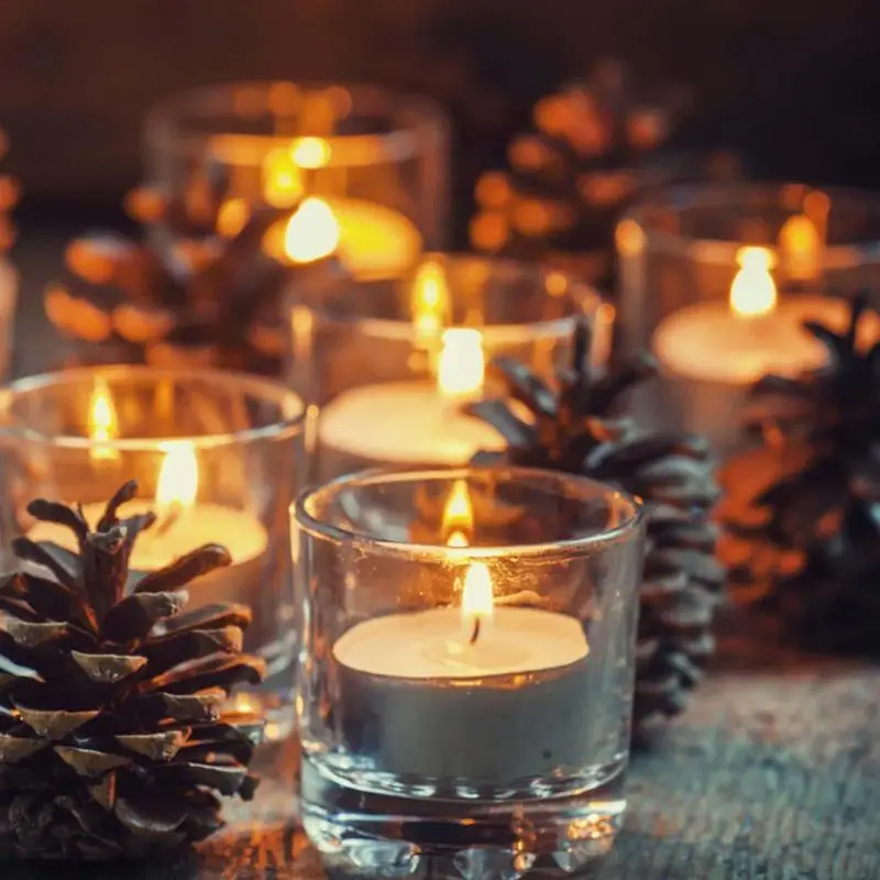 

Mini Candle No Drops Cotton Wick Candle Safe And Smokeless Candle For Valentines Day Christmas Halloween Easter Room Decorations