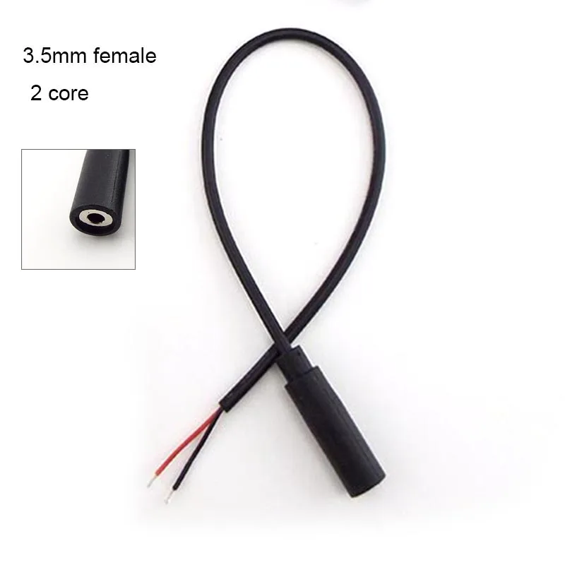 Adattatore Audio Prolunga 3.5mm Maschio A Femmina, Stereo TRS Con Dado Di Bloccaggio Per Montaggio A Pannello, Per Cuffie, Microfoni, Altoparlanti, DJ E Fai Da Te (0.15m)
