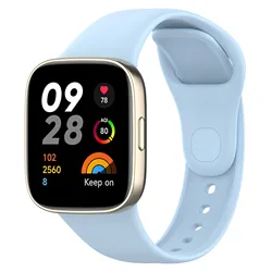 Silicone Wristband Bracelet for Smartwatch - Premium Accessory Belt (Expansive Blue)