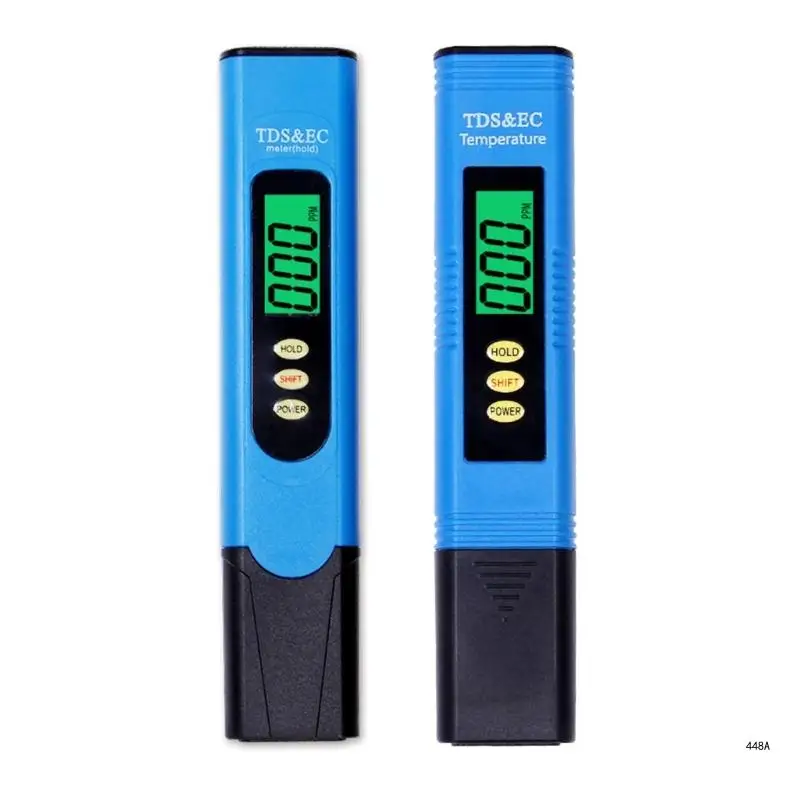 

3 in 1 Water Quality Digital Tester with Backlit EC/TDS/Temp Meter Multi-purpose Water Analyzer Monitor for Aquarium