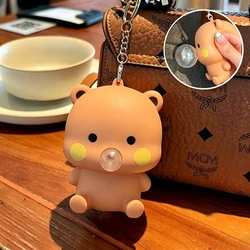 Bubu Dudu Bubble Blowing Stress Relief Keychain - Cute & Trendy Toy Ornament (1PC Brown)