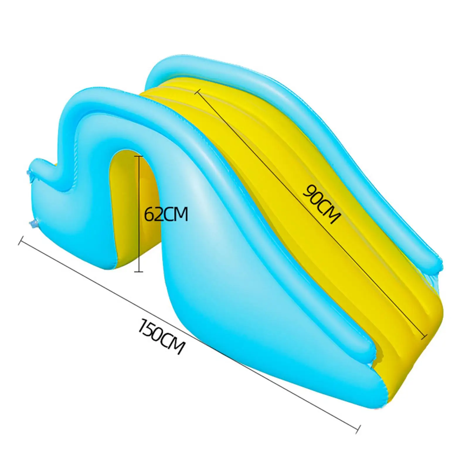 Inflatable Slide Durable PVC Waterslide for Water Play Toys Backyard Outdoor 6