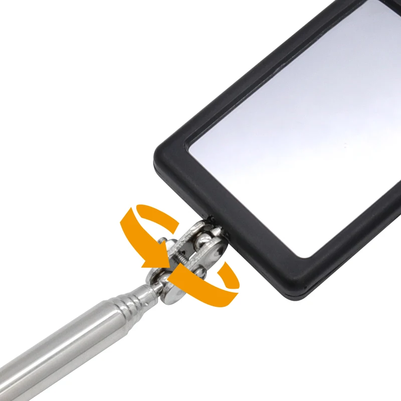 Car Repair Tool Set Telescoping Flexible Head Inspection Mirror Car Bottom With Light Adjustable Detection Mirror Magnification Inspection