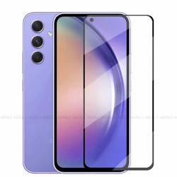 Premium Tempered Glass Screen Protector - Full Glue Cover, 2/4 Pack - 4PCS Tempered Glass (For Galaxy A54 5G)
