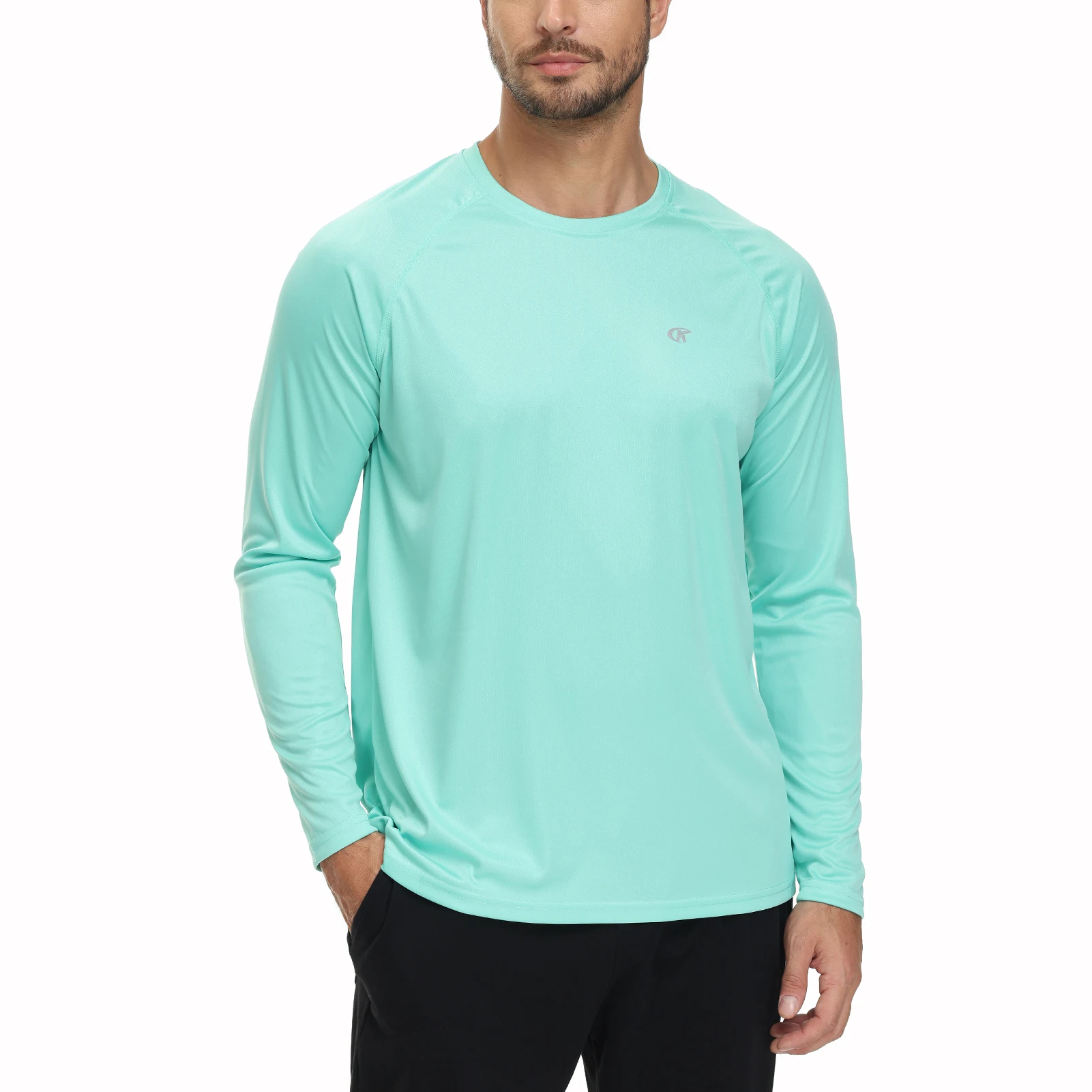 Men's UPF 50+ Long Sleeve Rash Guard Tee