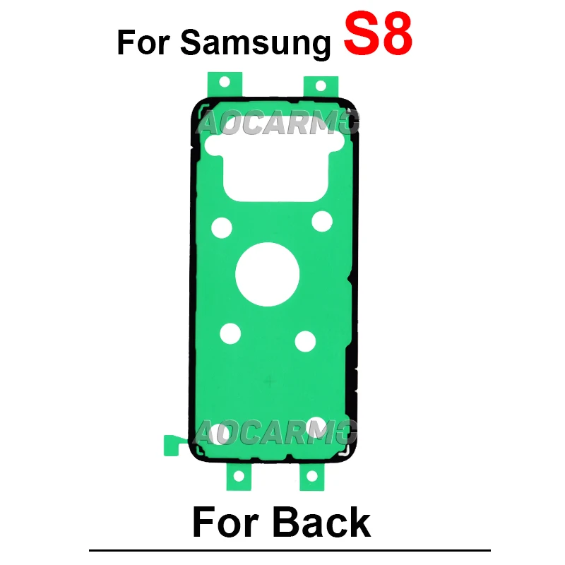 삼성 갤럭시 S6 S7 가장자리 S8 S9 S10 플러스 라이트 5G S10E 후면 스티커 뒷면 커버 접착 테이프 접착제 교체