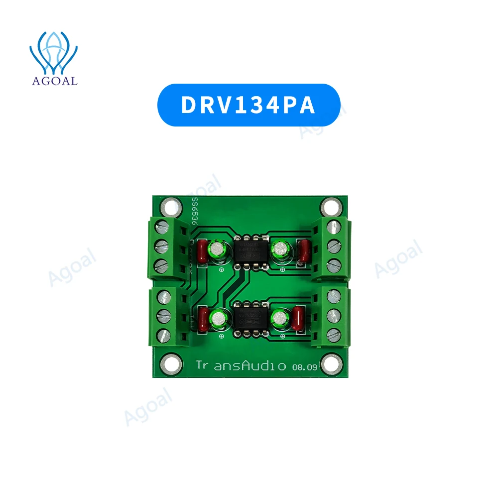 

DRV134PA Dual Channel Single-Ended to Balance TransAudio Finished Board