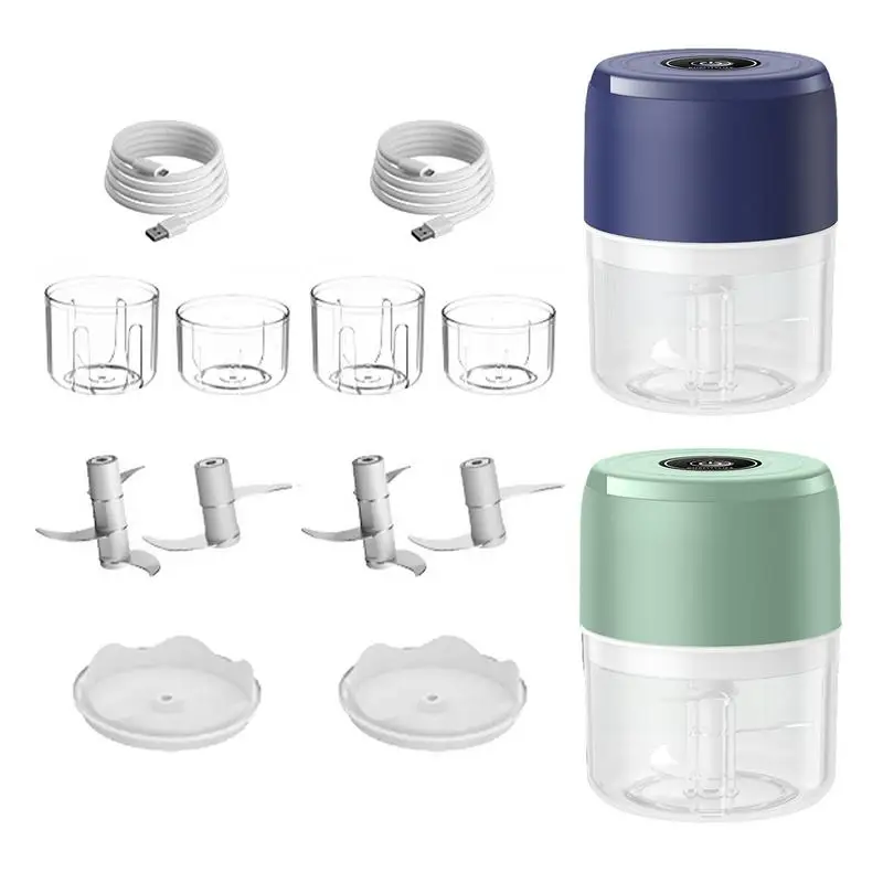 

Portable Electric Mini Food Processor Efficient Vegetable Mincers Chopper Small Slicer Meat Grinder For Kitchen Accessories