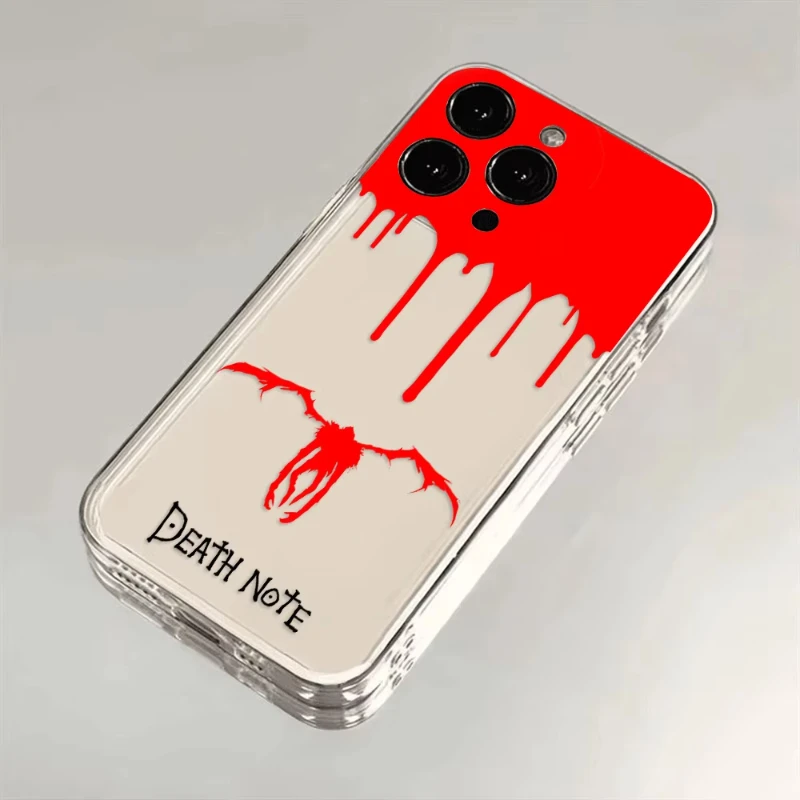 Japan Anime Death Note Soft Transparent Phone Case Cover