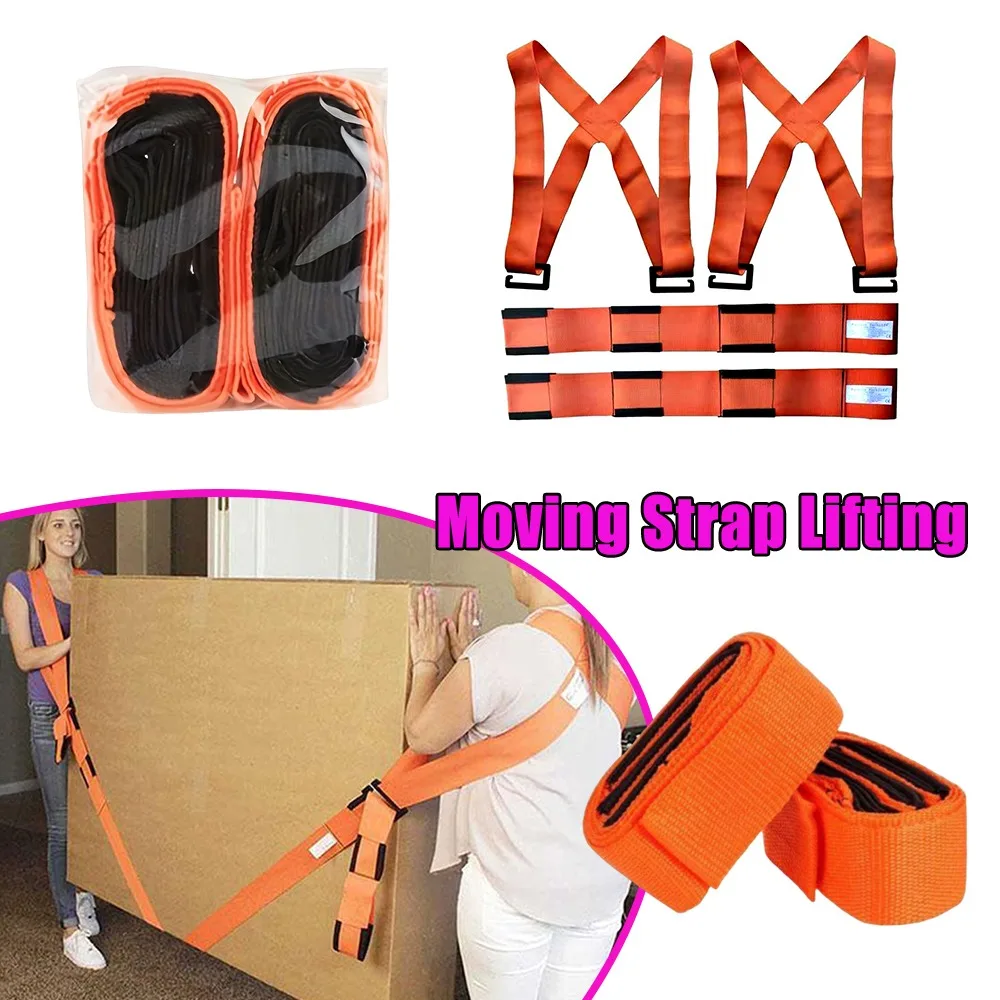 Heavy-Duty Reusable Moving Straps for Furniture and Appliance Transport