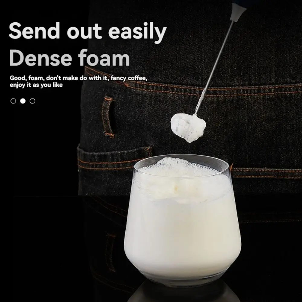 milk frother 1PCS Electric Whisk Home Baking Coffee Frothing Double Head Automatic Wireless Mixer