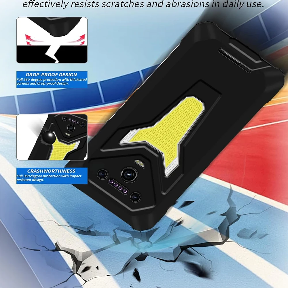 Durable Shockproof Anti-Fall TPU Back Case Cover