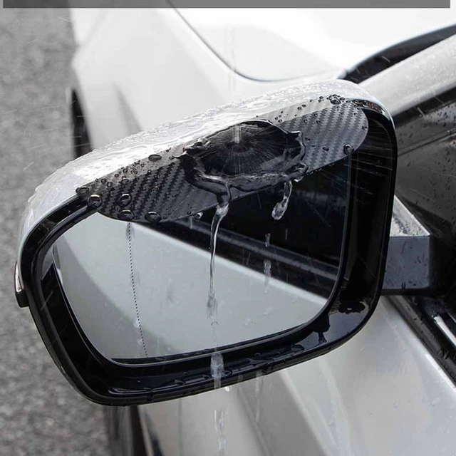 2 Stück Auto Rückspiegel Regen Augenbrauen Visier Kohle faser Auto
